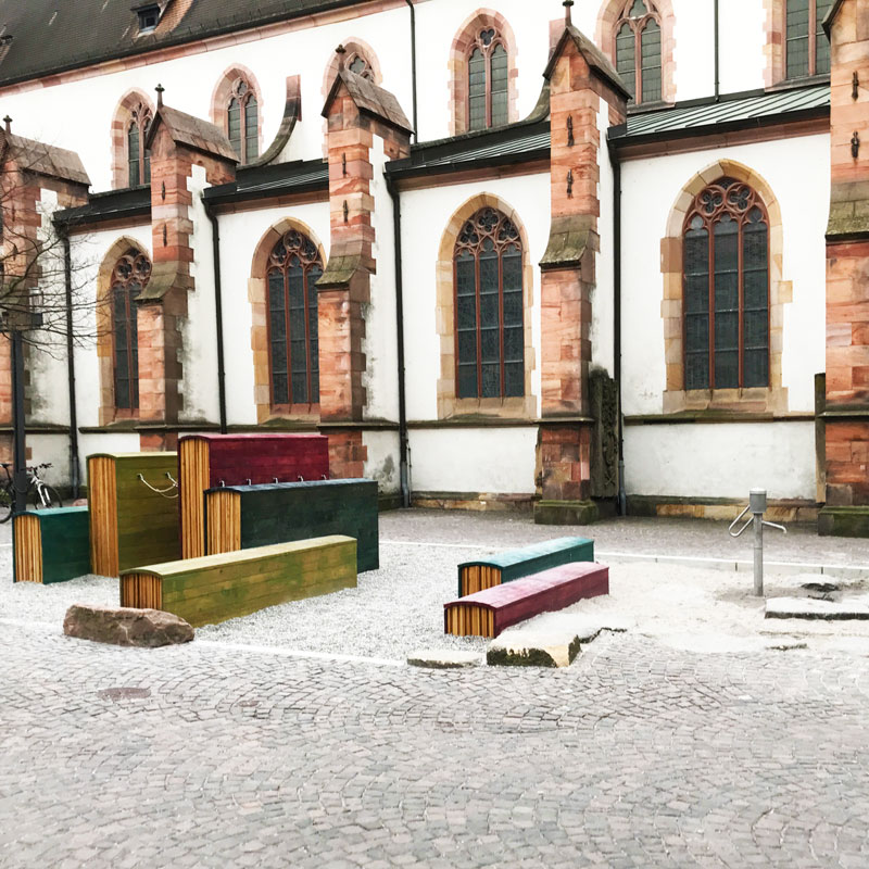 B&uuml;cher in Fu&szlig;g&auml;ngerzone