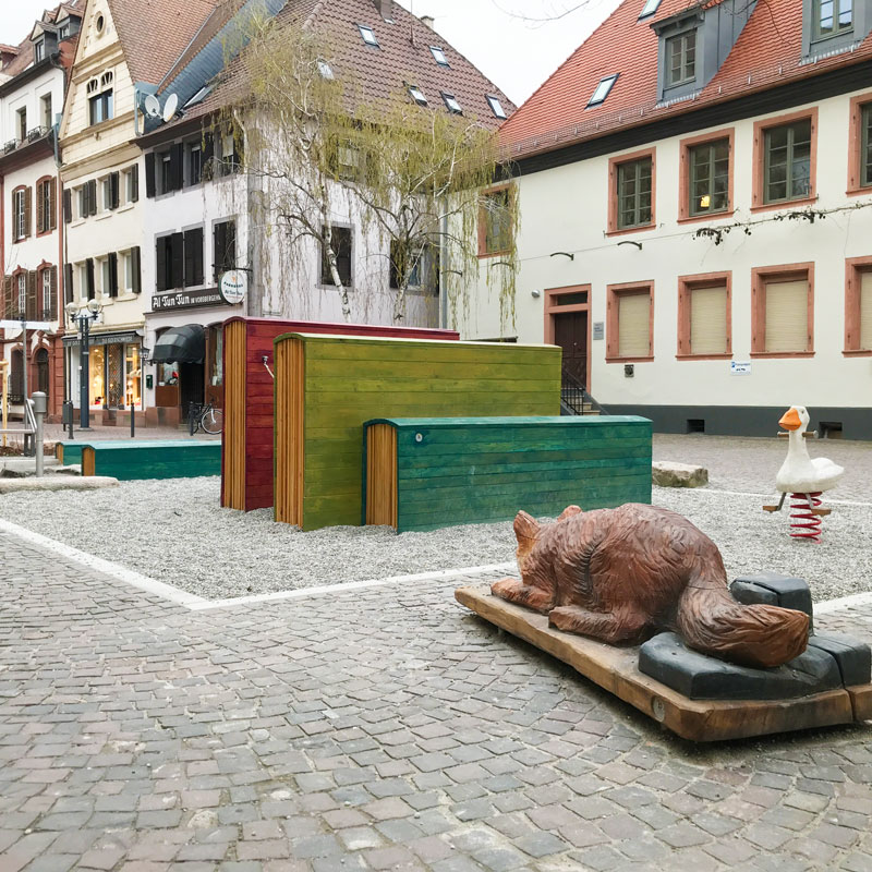 B&uuml;cher in Fu&szlig;g&auml;ngerzone