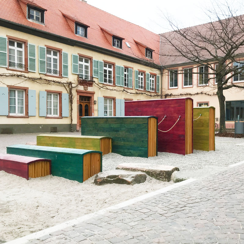 B&uuml;cher in Fu&szlig;g&auml;ngerzone